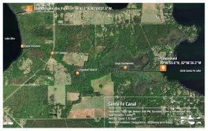 Santa Fe Canal Paddle Map