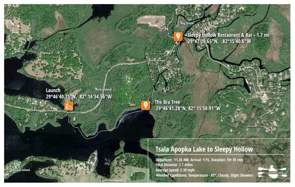 Tsala Apopka Lake to Sleepy Hollow