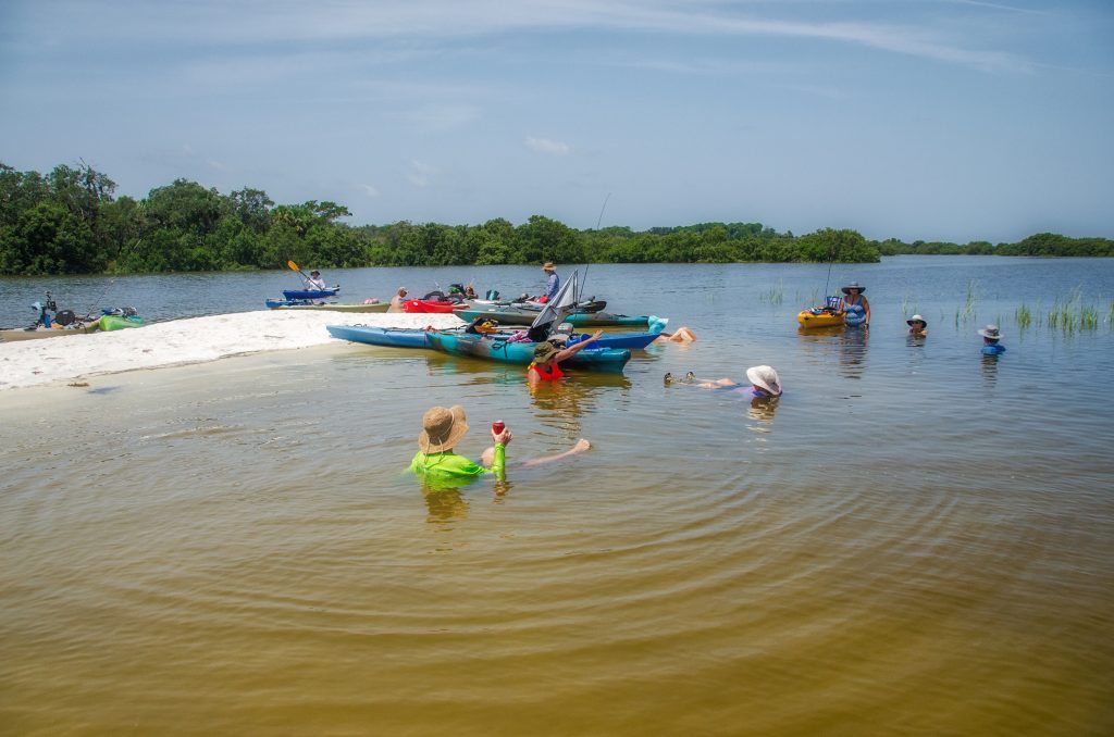 Last rest stop before paddling back