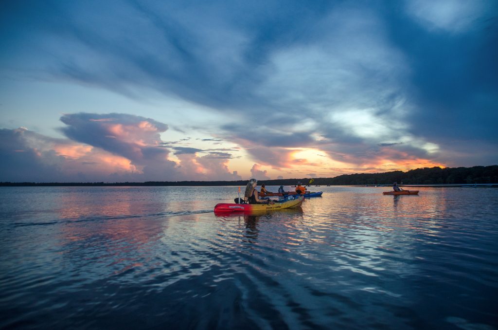 Enjoying Sunset on Lake Disston