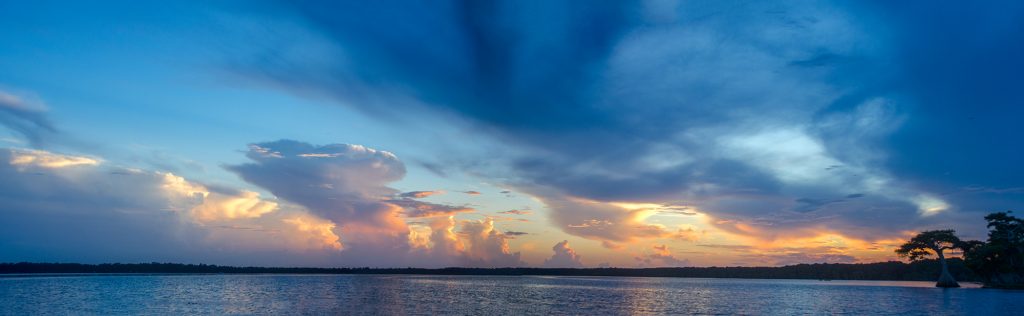 Lake Disston Evening Sky