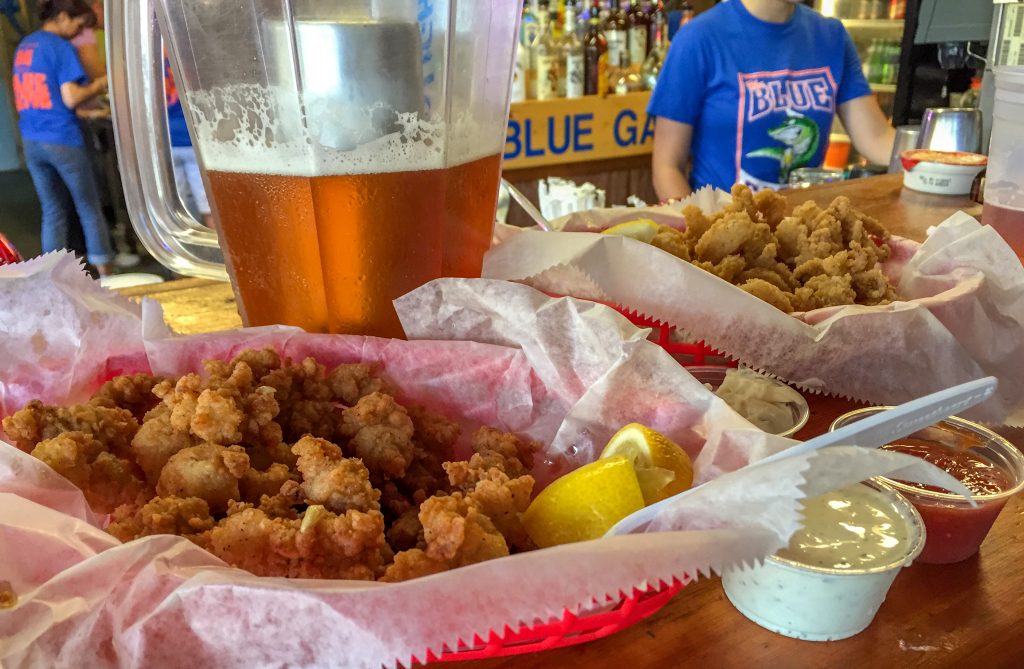 Gator Tail, Calamari and Cold Beer