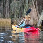 Donna Paddles Santa Fe Lake