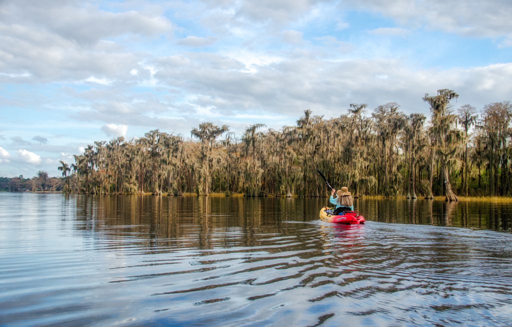 Paddling the Southern Shoreline - Santa Fe Lake