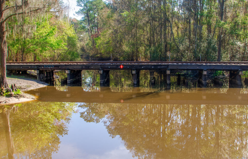 Track over Sampson Rowell Canal