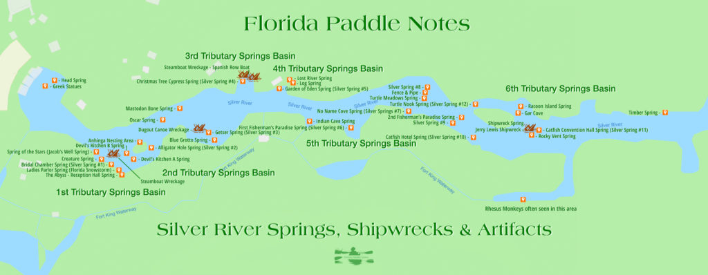 Silver River Springs, Shipwrecks and Artifacts