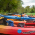 Kayaks at Davenport Landing - WC