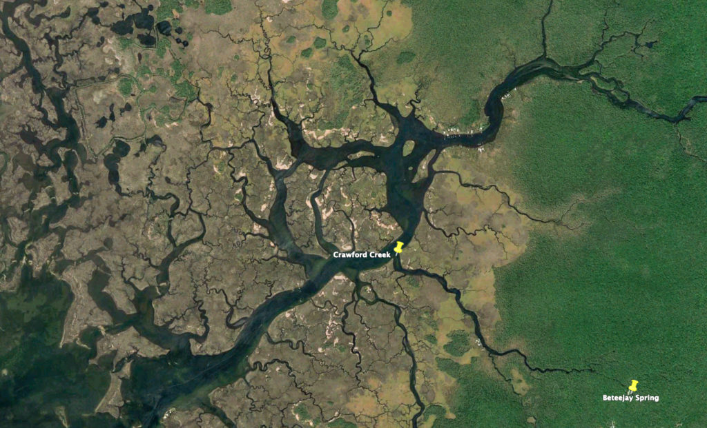 Chassahowitzka River Aerial Photo