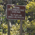 Entering Little Manatee State Park