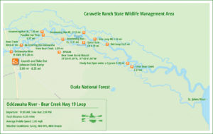 Ocklawaha Bear Creek Paddle Map