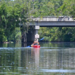 Approaching SR 21 Bridge 0n North Fork Black Creek