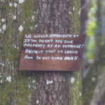 Sandy Point Warning Sign