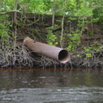 Ocklawaha Prairie Restoration Area Drainage Pipe